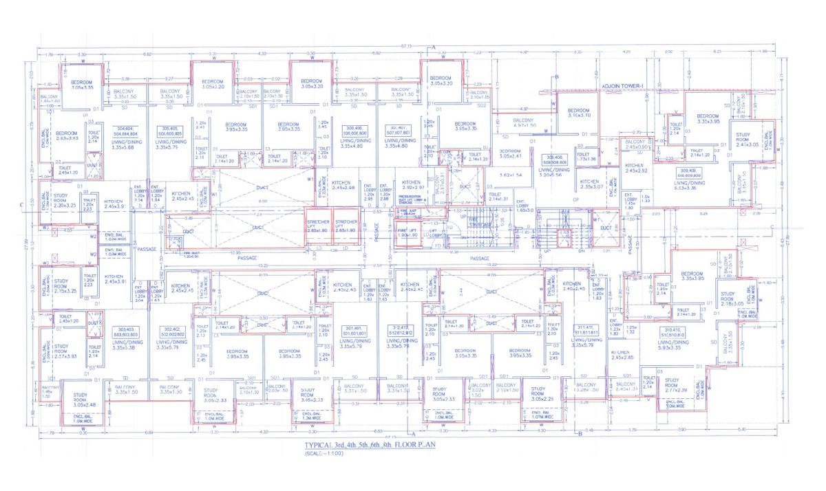 Belmont Skyone Floor Plans