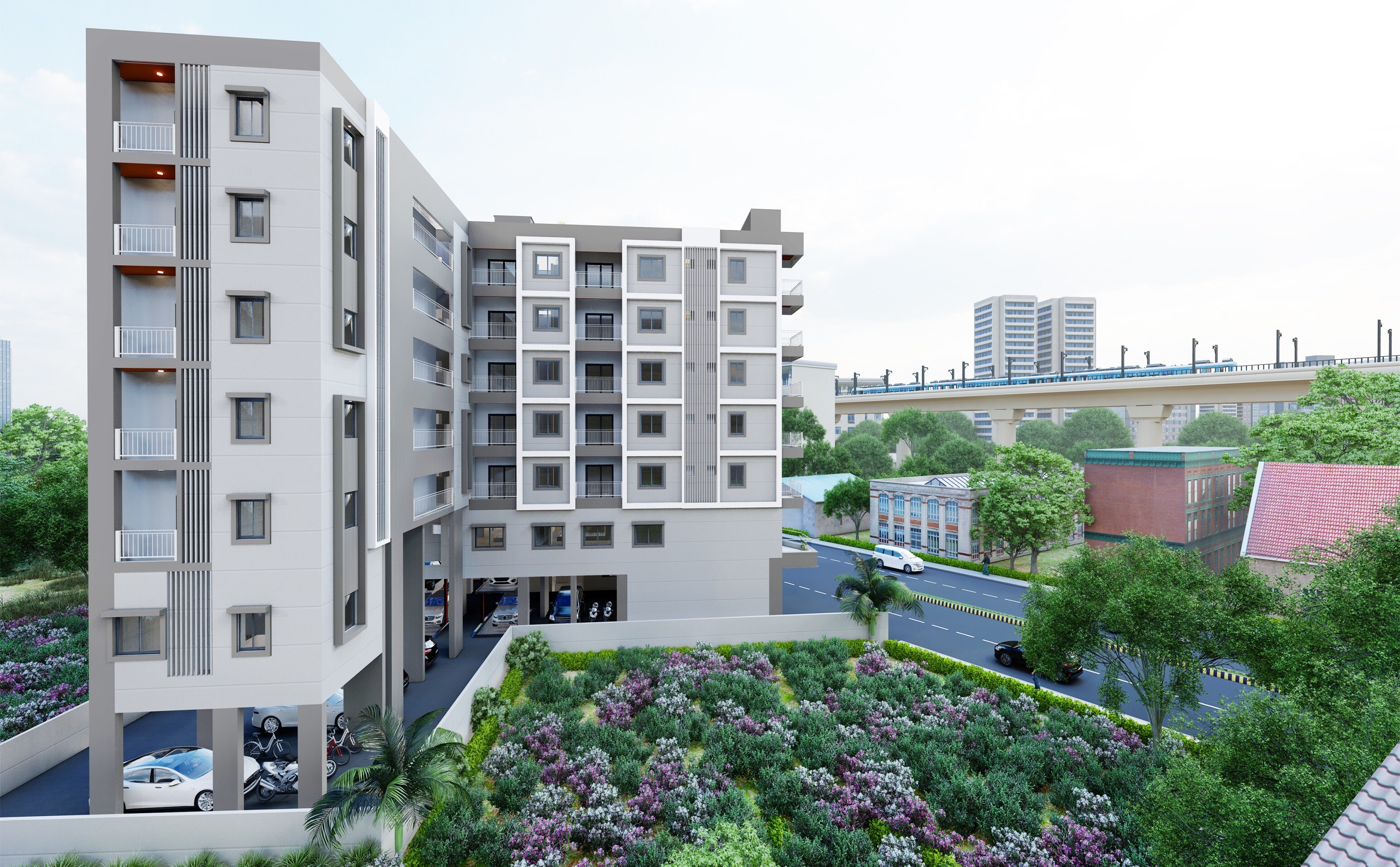 Bhagyalaxmi Chaitanya Complex Apartment Exteriors