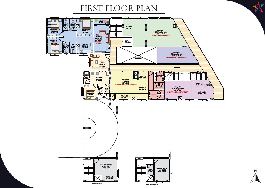 Bhagyalaxmi Chaitanya Complex Floor Plans