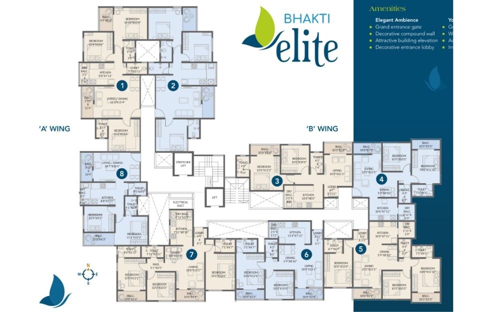 Bhakti Elite Floor Plans