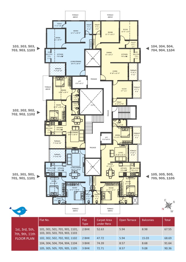 Bhakti Harmony Homes Floor Plans