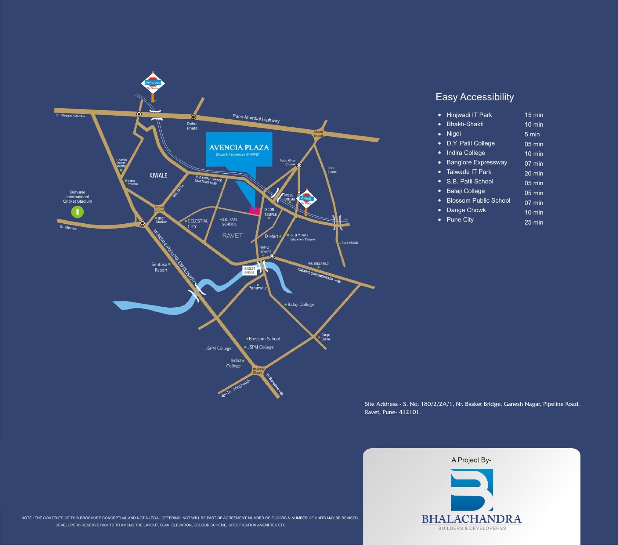 Bhalachandra Avencia Plaza Location Image