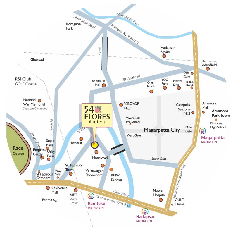 Bhandari 54 Flores Drive Location Image