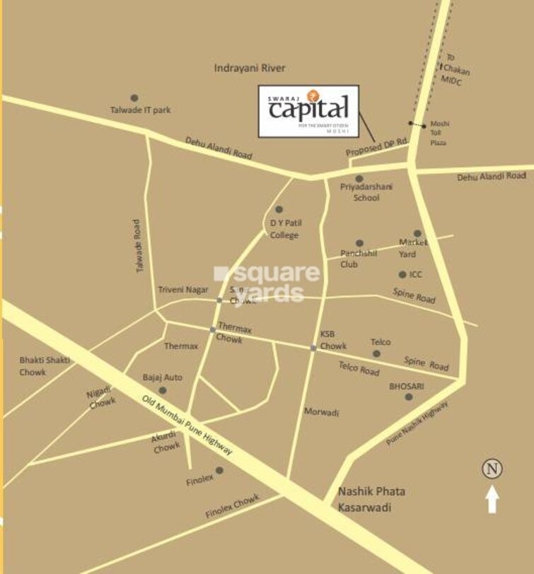 Bhandari Swaraj Capital Location Image