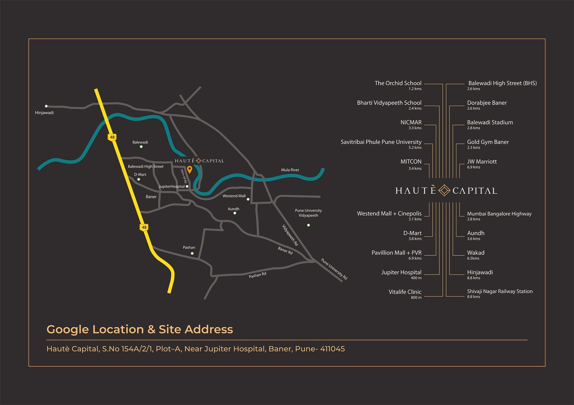 Bhansali Haute Capital Location Image
