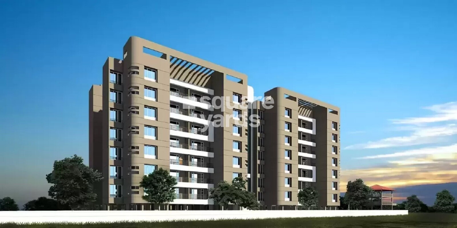 Bhujbal Quadra Town residential project in Shirwal