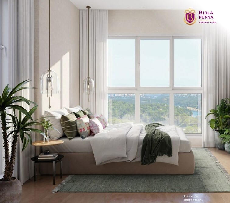 Birla Punya Apartment Interiors 1