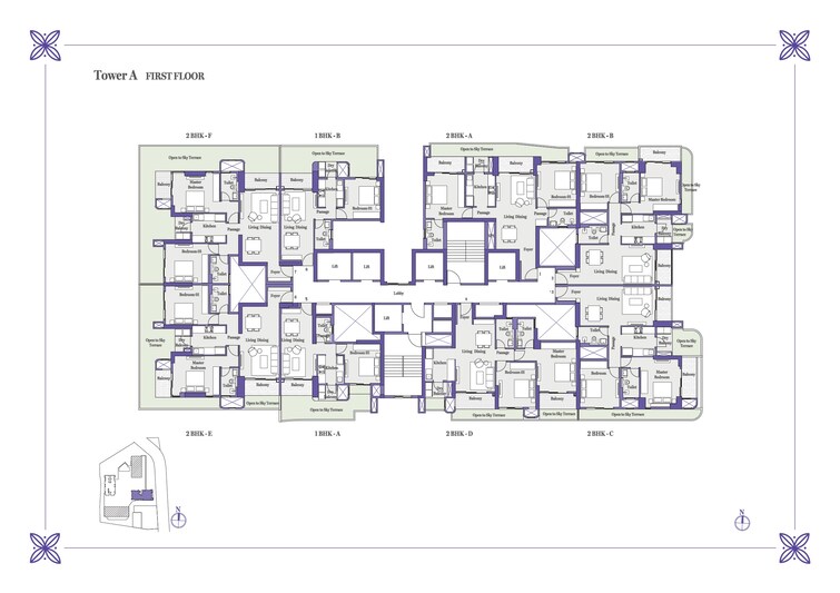 Resale 3 Bedroom 1363 Sq.Ft. Apartment in Birla Punya, Sangamvadi Pune ...