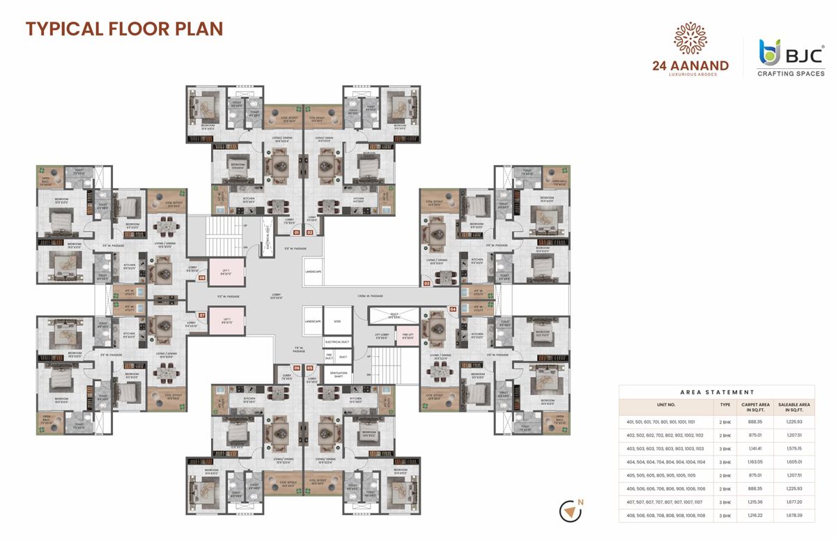 BJ 24 Aanand Floor Plans