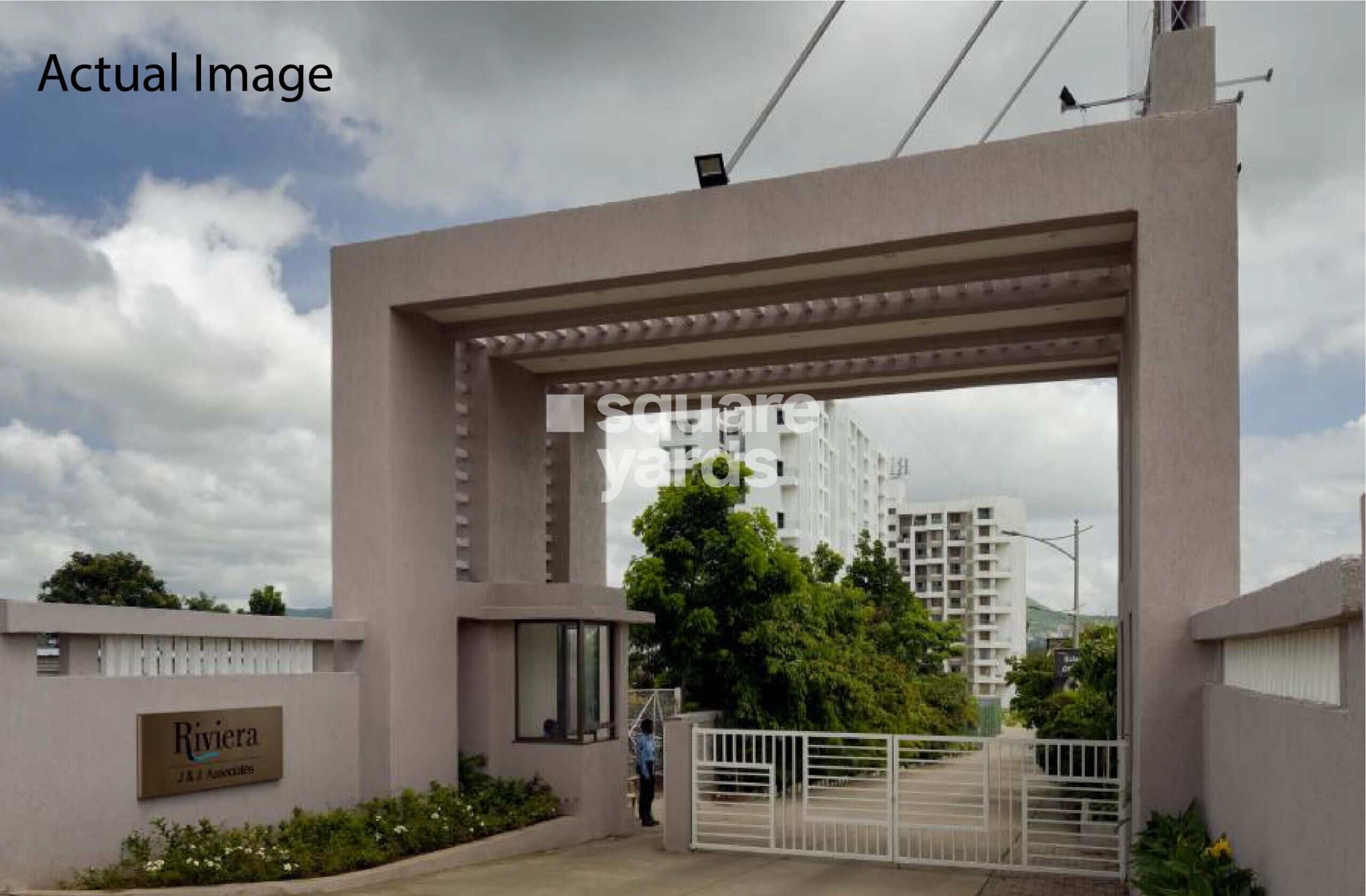 BK Jhala Mahalunge Riviera Entrance View