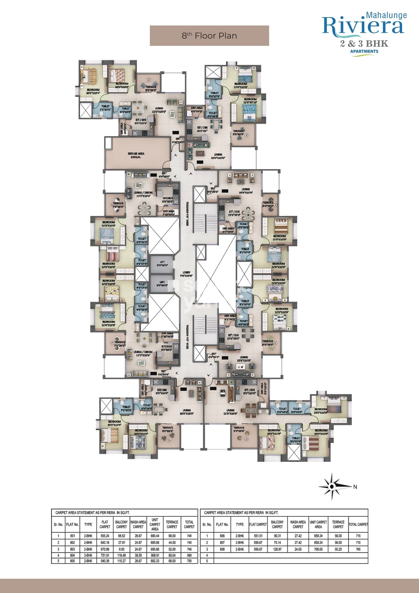 BK Jhala Mahalunge Riviera Floor Plans 1
