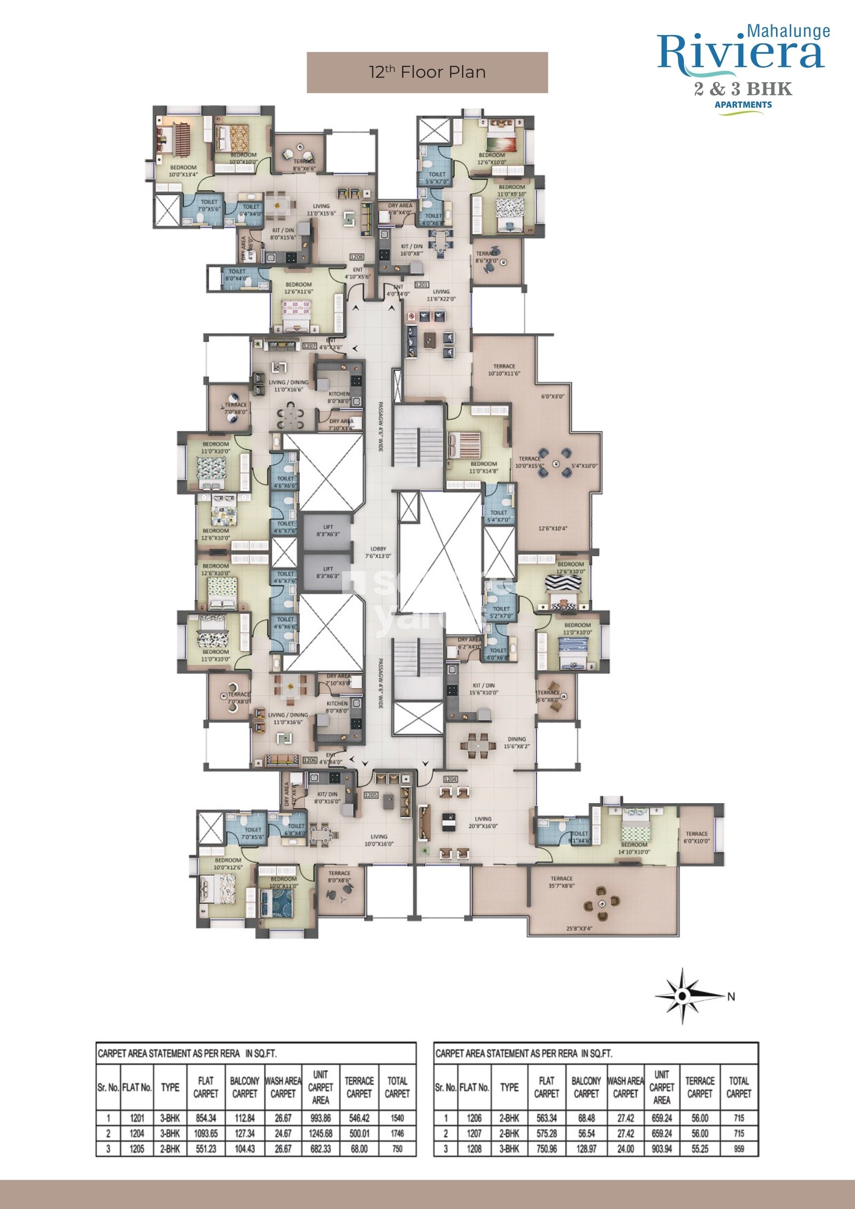 BK Jhala Mahalunge Riviera Floor Plans 2