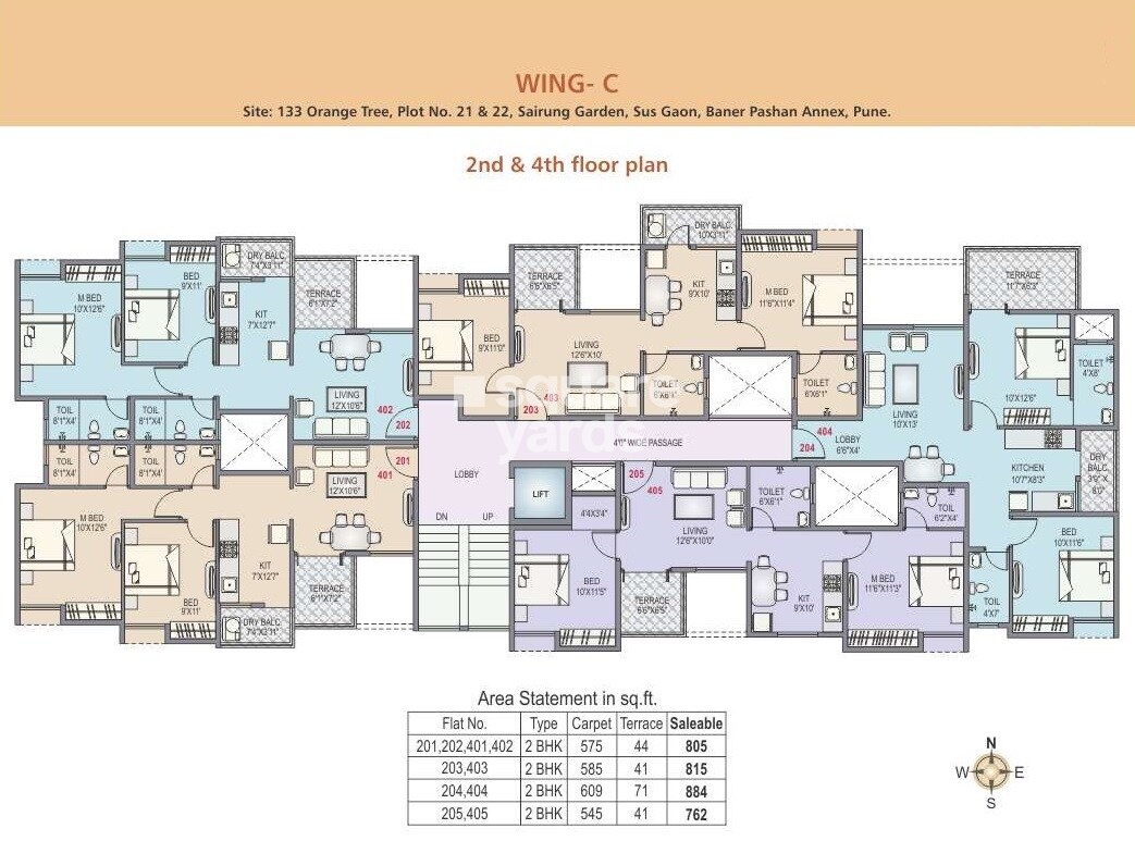 Blue Paradise Floor Plans 1