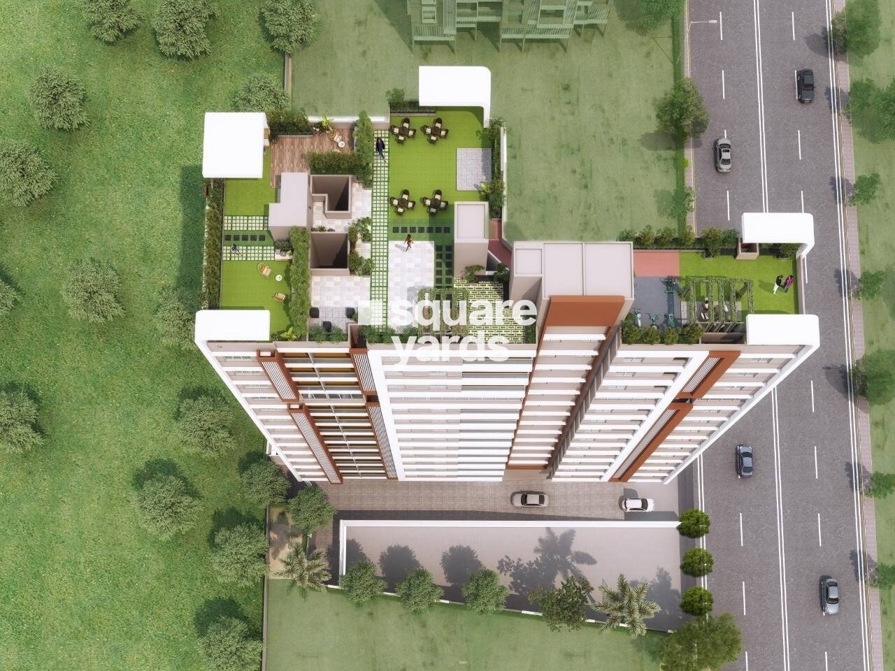 Blue Paradise Tower View