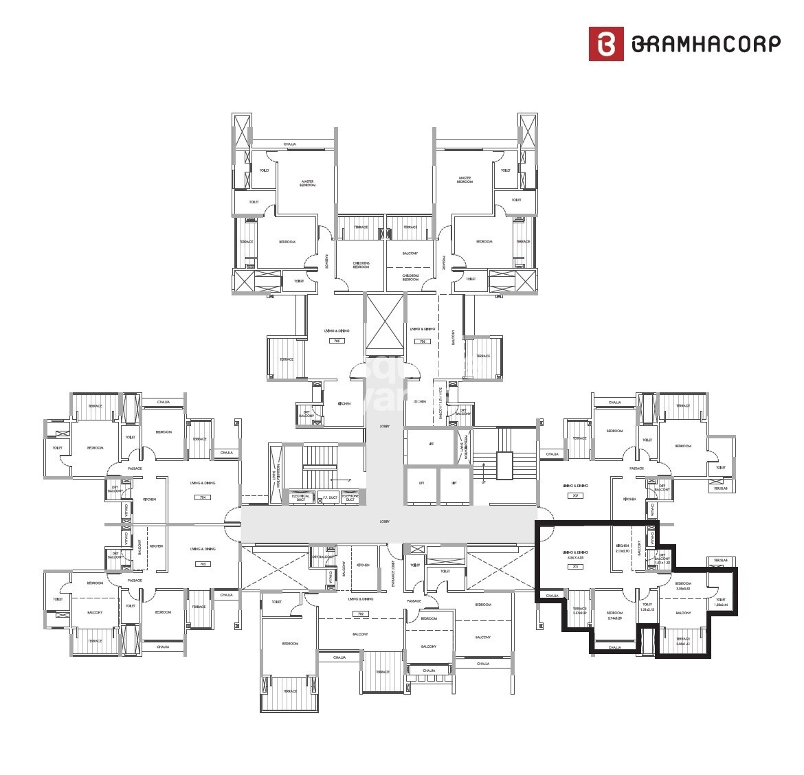 Brahma F Residences Floor Plans 1