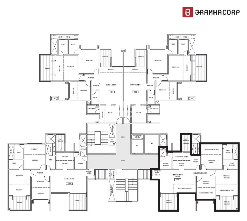 Brahma F Residences Floor Plans 2