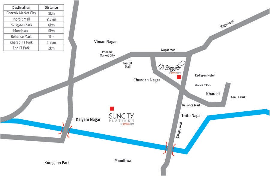 Brahma Meander Location Image