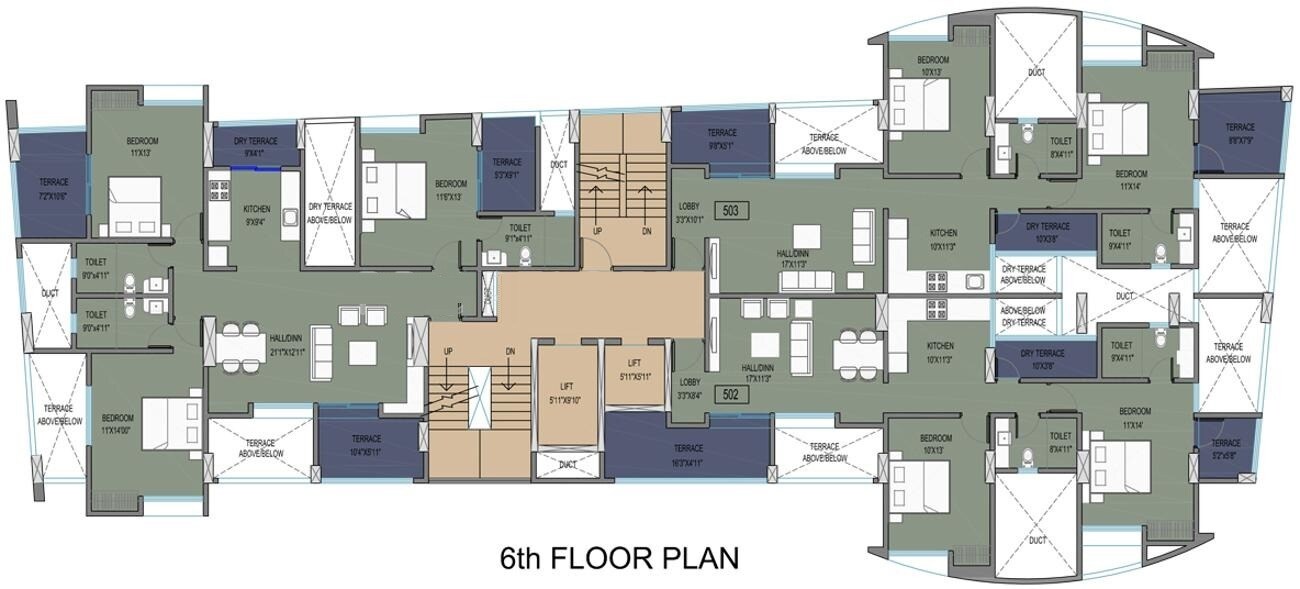 Brahma Vantage High A Floor Plans