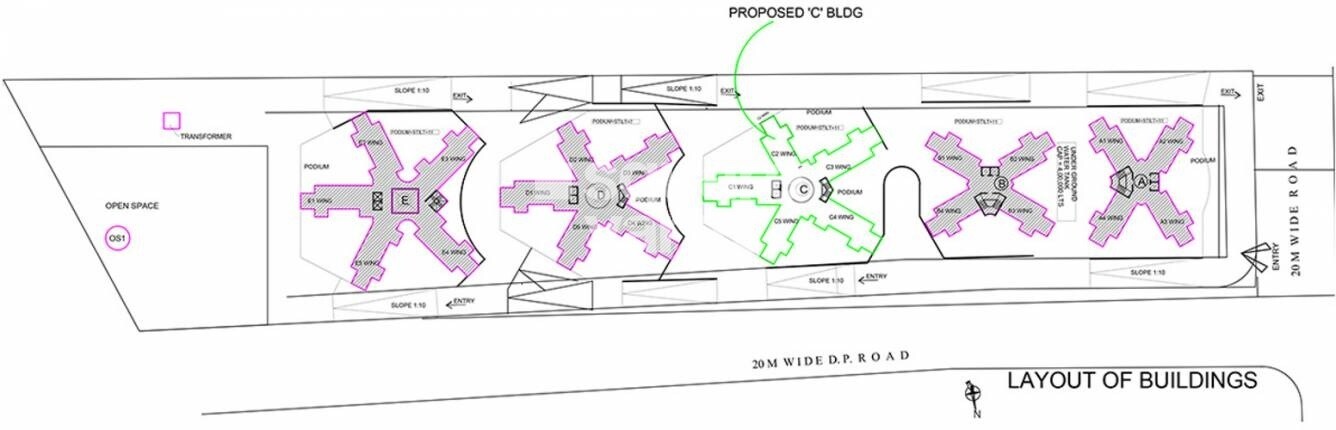 Bramha Exuberance Master Plan 1