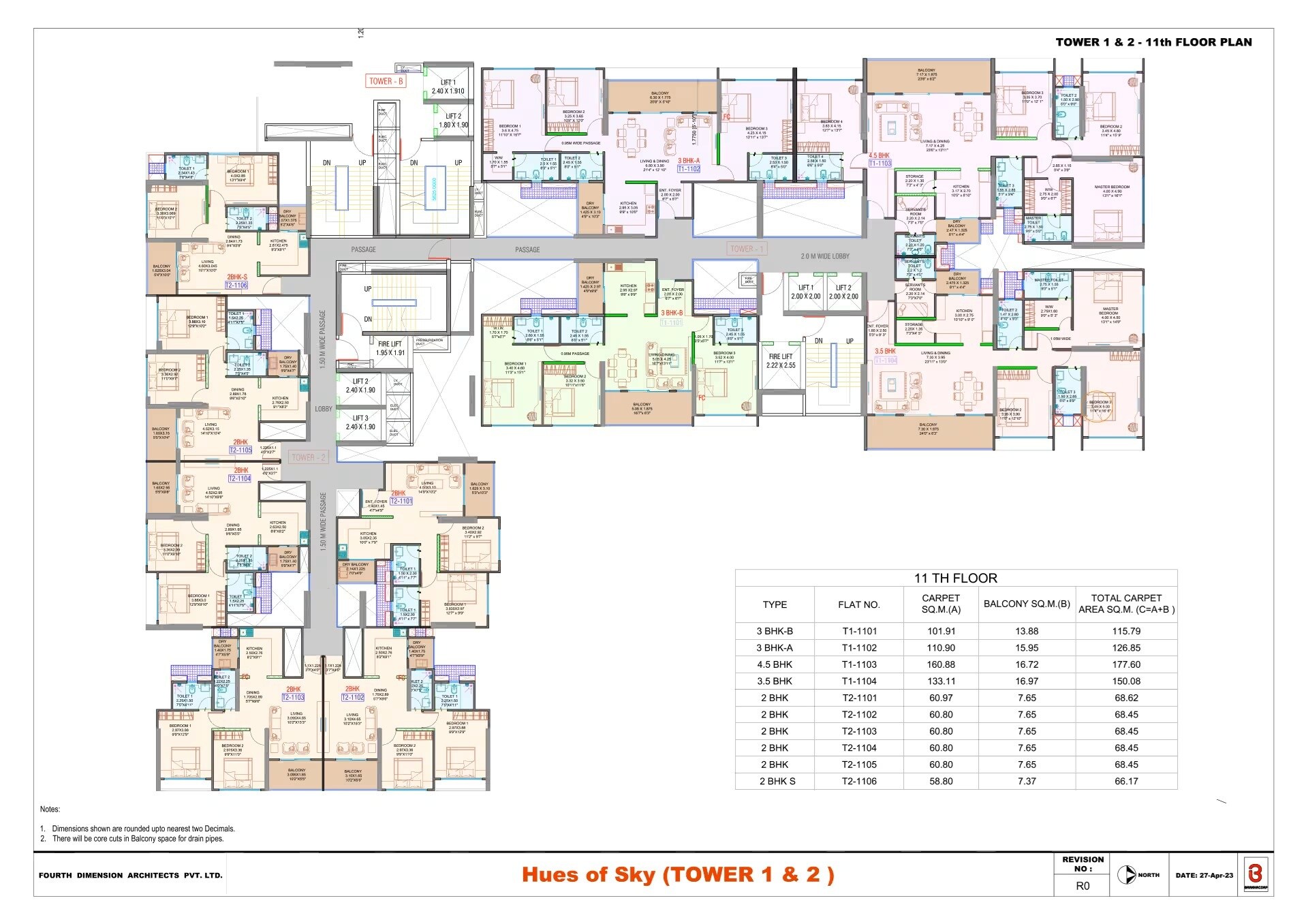 Bramha Hues Of Sky Floor Plans