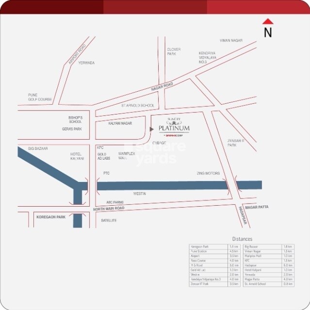 Bramha Suncity Location Image