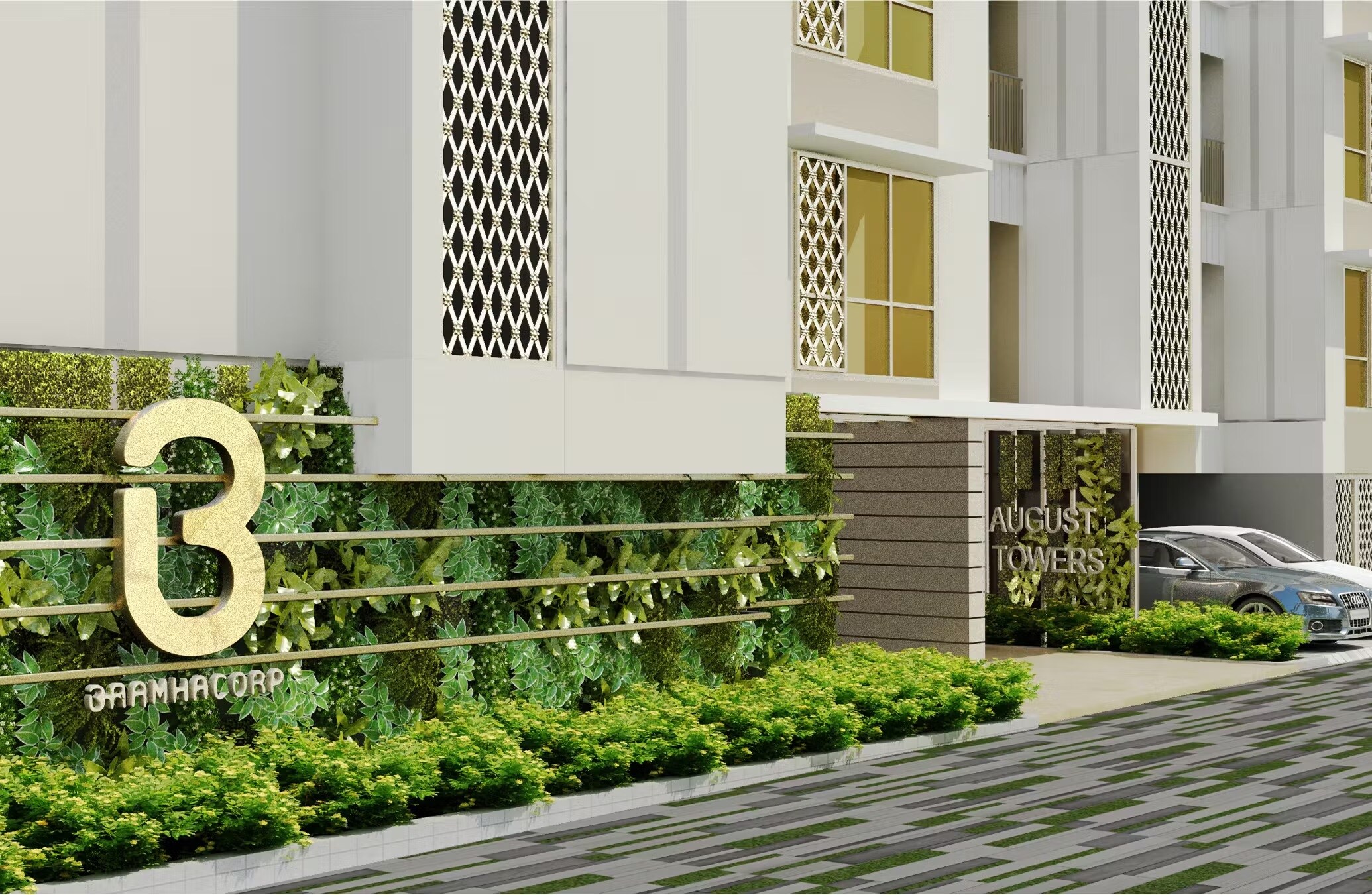 Bramhacorp August Towers Apartment Exteriors