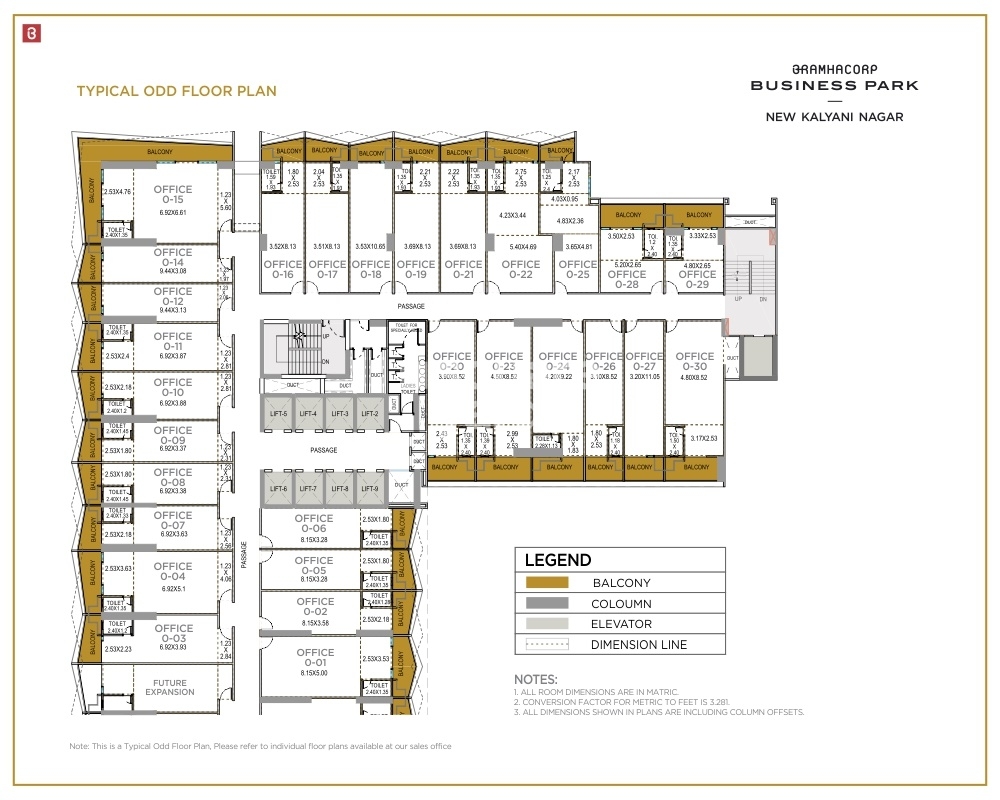 Bramhacorp Business Park In Kalyani Nagar Pune 85 00 Lac Floor Plans Location Map Reviews