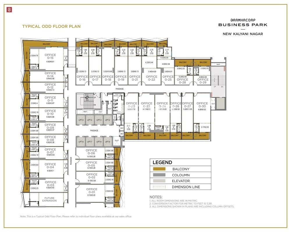 Bramhacorp Business Park Floor Plans