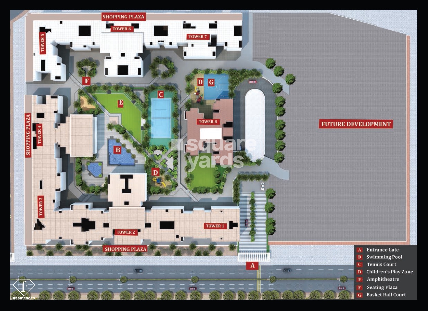 Bramhacorp F Residences Master Plan Image