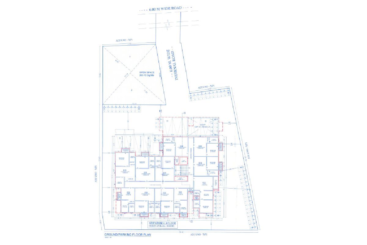 Bramhacorp-Harmony-Heights_a drawing of a clock on a wall