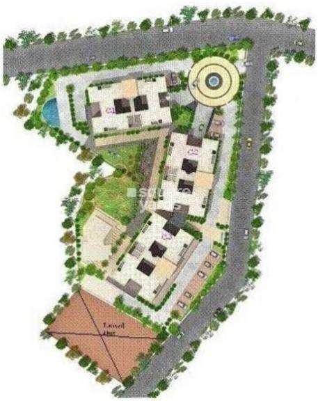 bu bhandari colonnade apartment project master plan image1