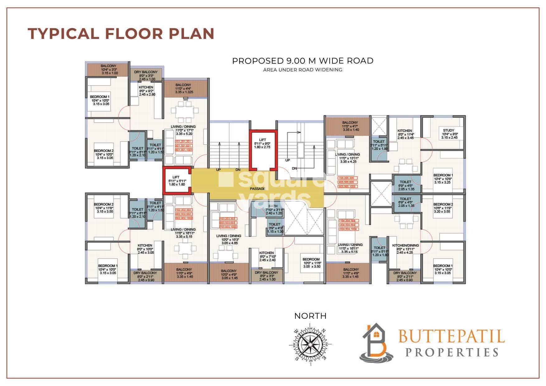 Buttepatil Gulab Shilp Floor Plans 1