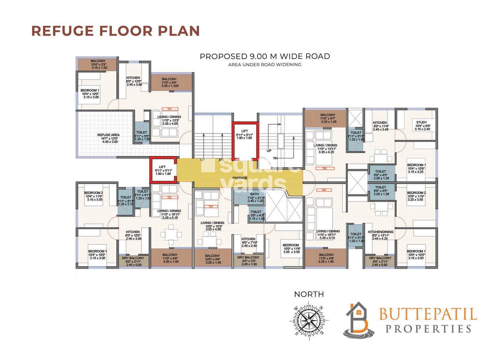 Buttepatil Gulab Shilp Floor Plans 2