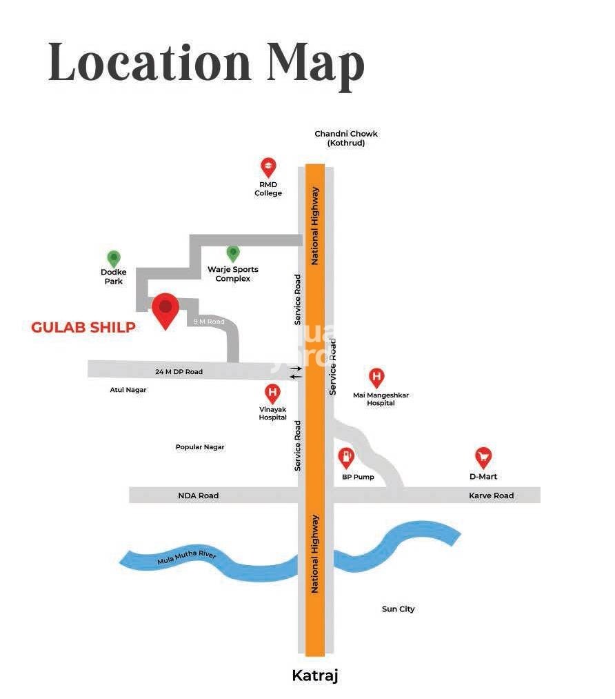 Buttepatil Gulab Shilp Location Image