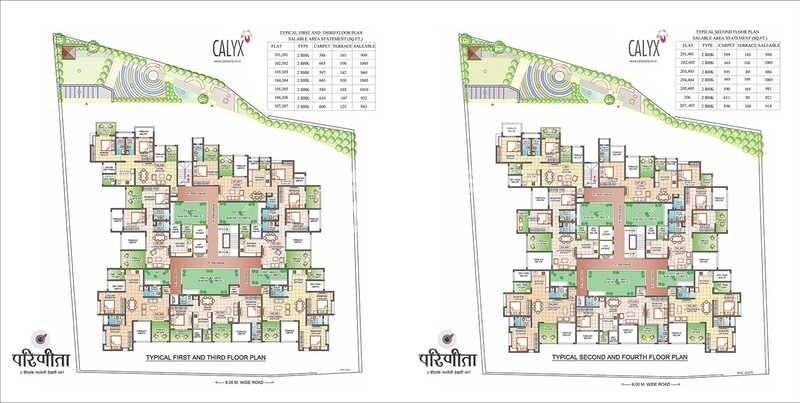 Calyx Parineeta Floor Plans