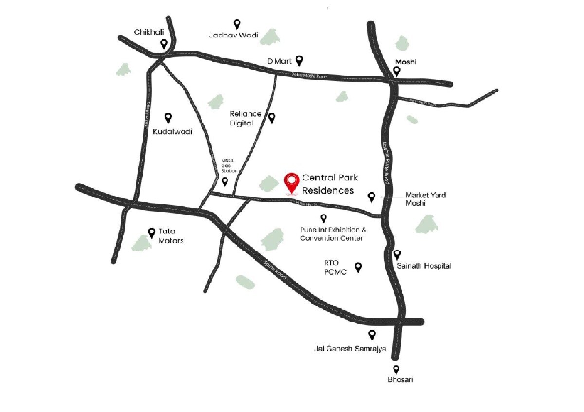 Central Park Residences Location Image