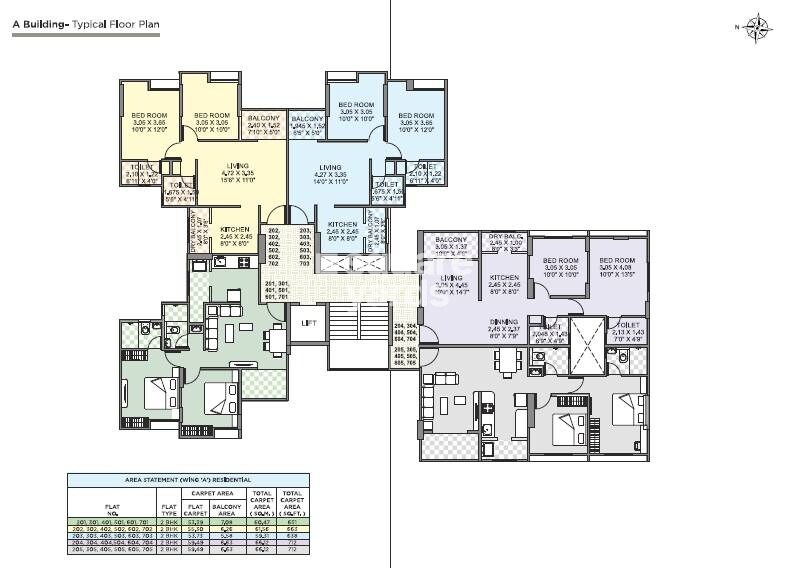 Chaandrai Jadhav Prestige Floor Plans 1