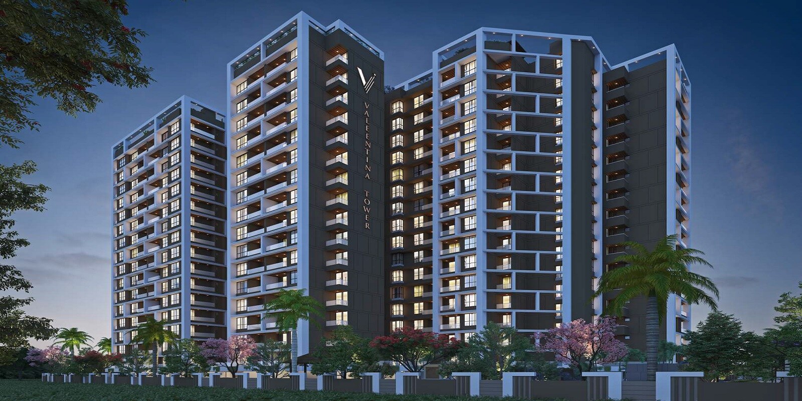 Chaandrai Valeentina Tower Apartment Exteriors 2