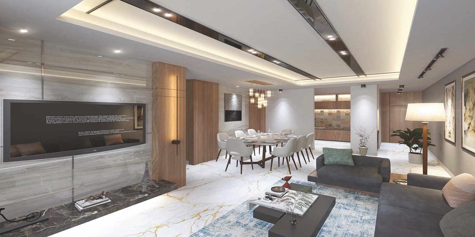 Chaandrai Valeentina Tower Apartment Interiors