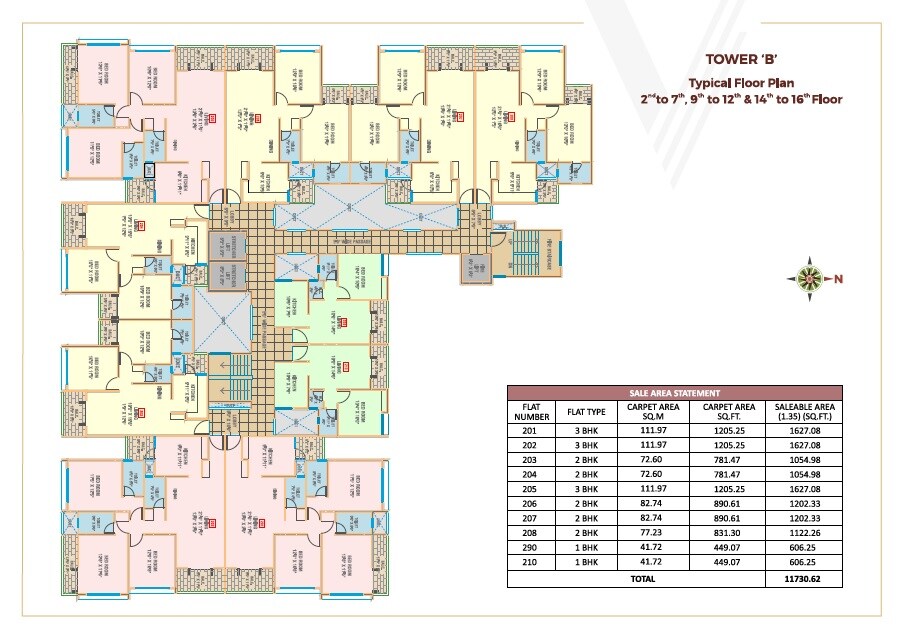 Chaandrai Valeentina Tower Floor Plans 2