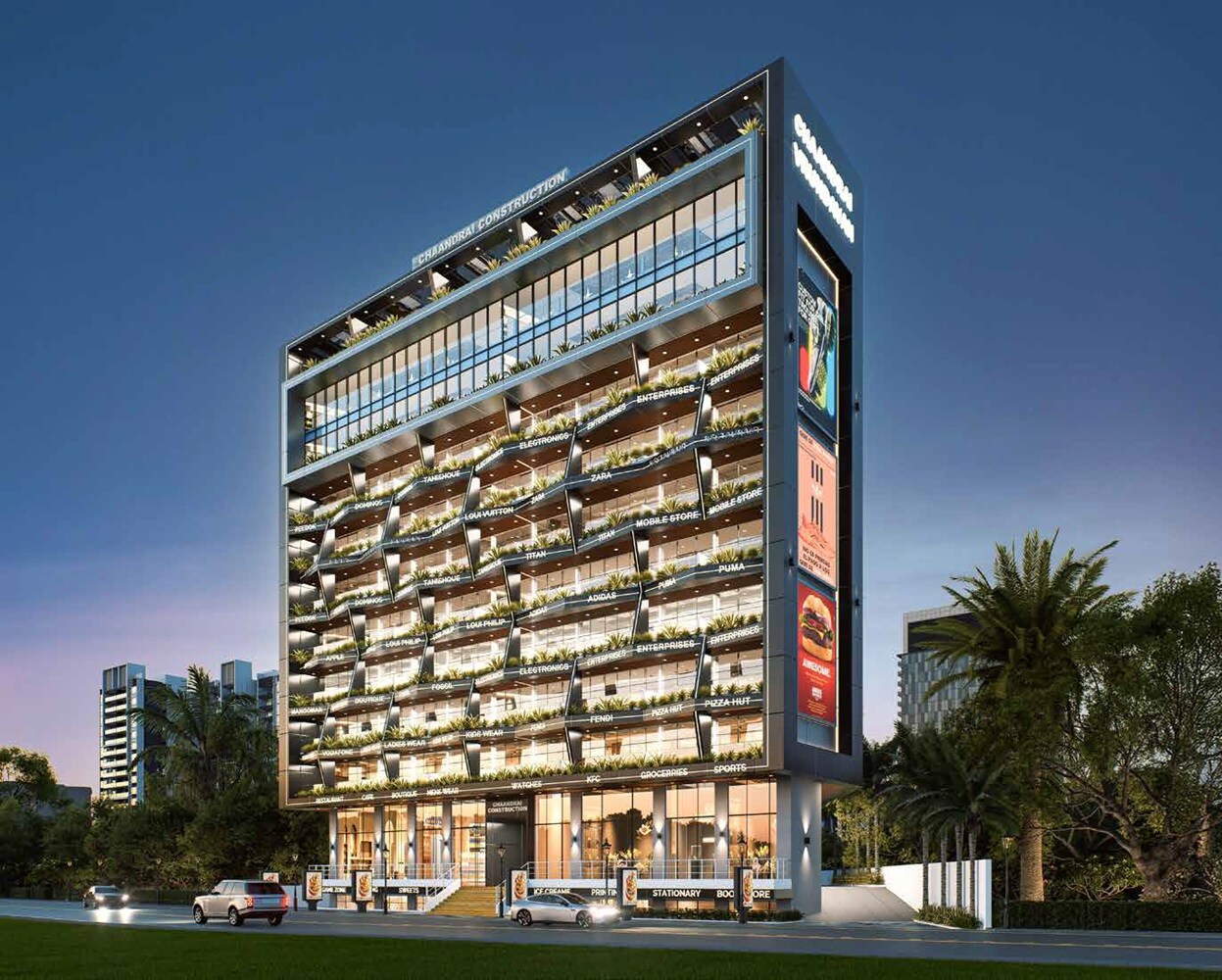 Chaandrai Vrundavan Commercial Exteriors