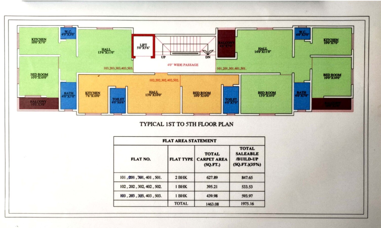 Chaitanya Yashoda Complex Floor Plans