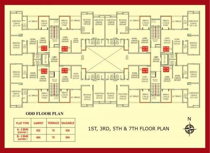 Chandralok Nagari Floor Plans