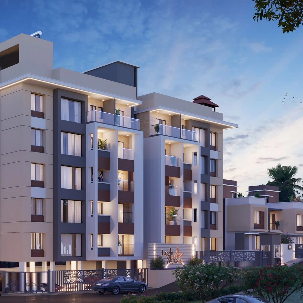 Chandrangan Leela Skies Apartment Exteriors