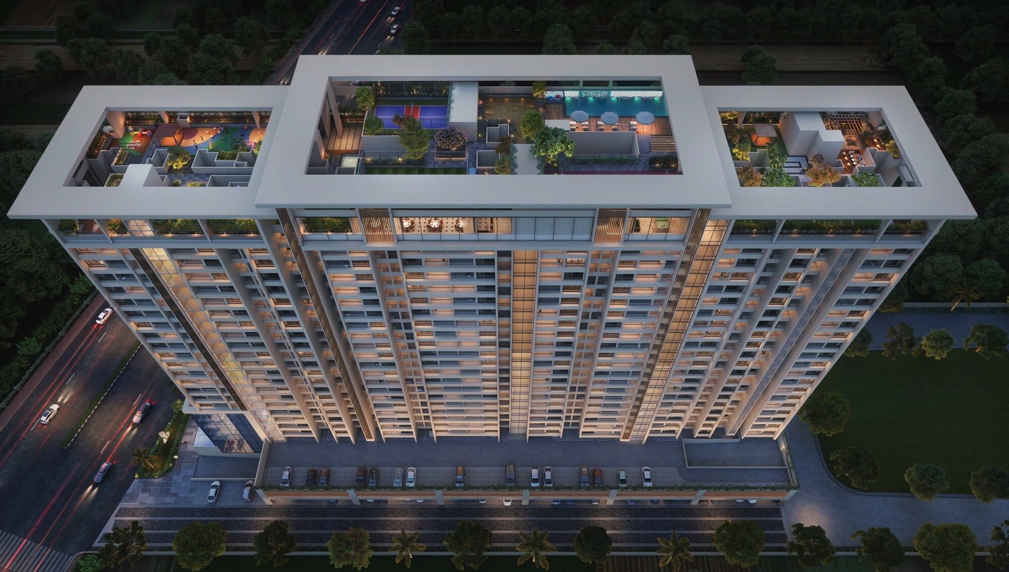 Chandrarang 10 Elite Akasa Tower View