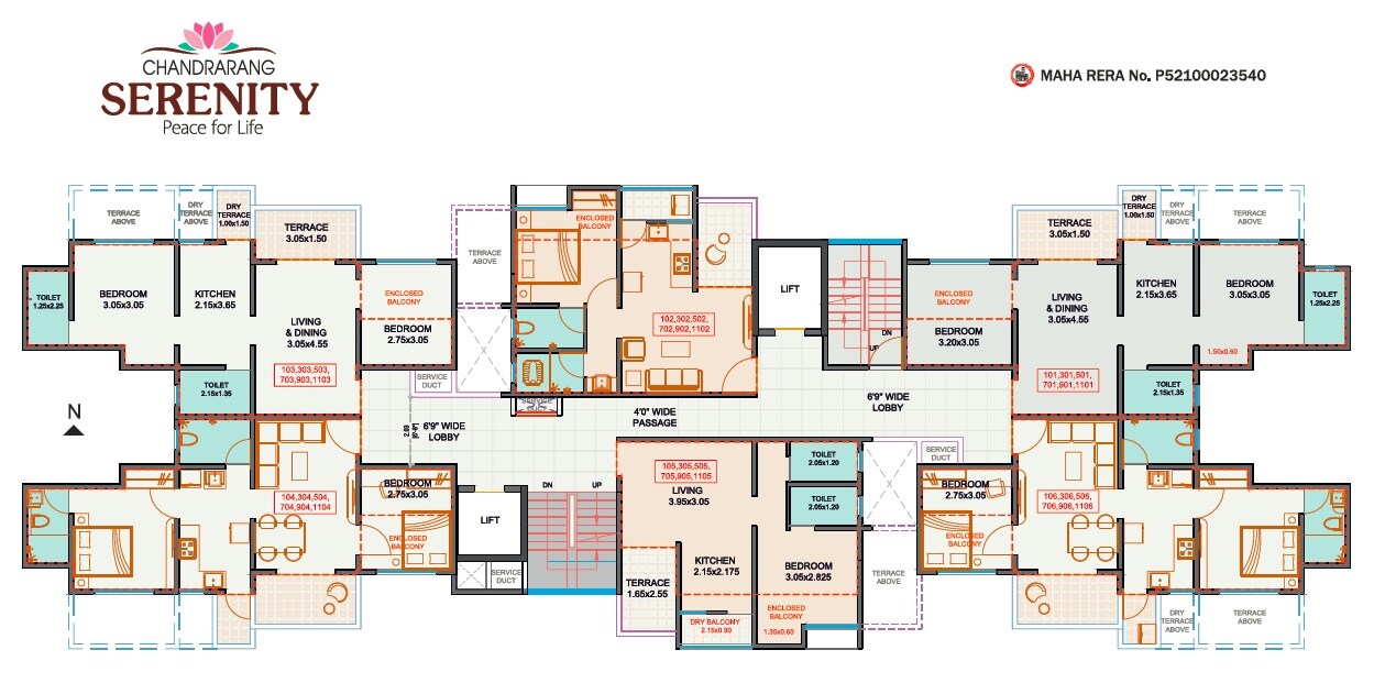 Chandrarang Serenity Floor Plans 2