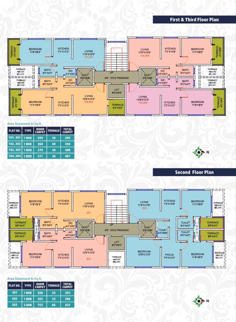 Chaturbhuj Krushnarang Heights Floor Plans