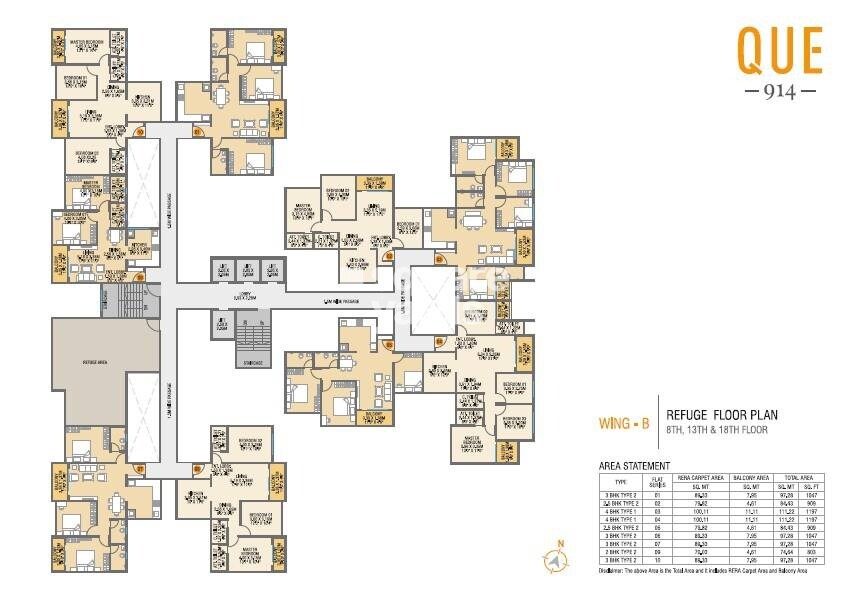 Choice QUE 914 Floor Plans 2