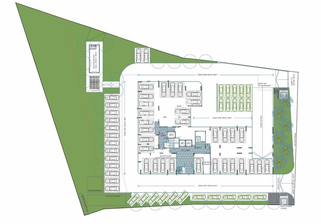 Chordia Solitaire Homes Pashan Master Plan Image