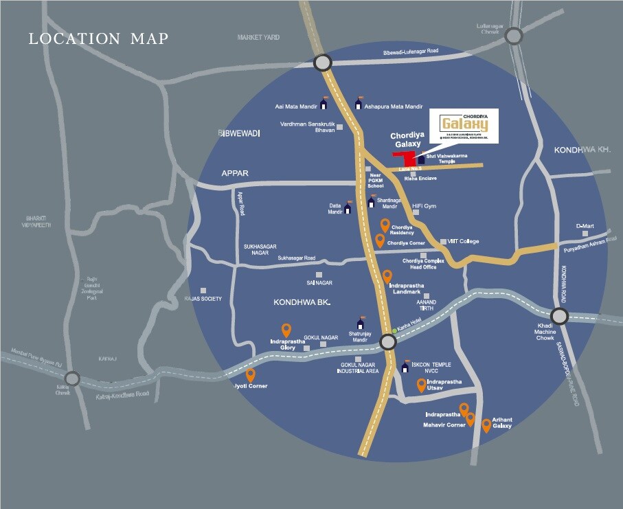 Chordiya Galaxy Location Image